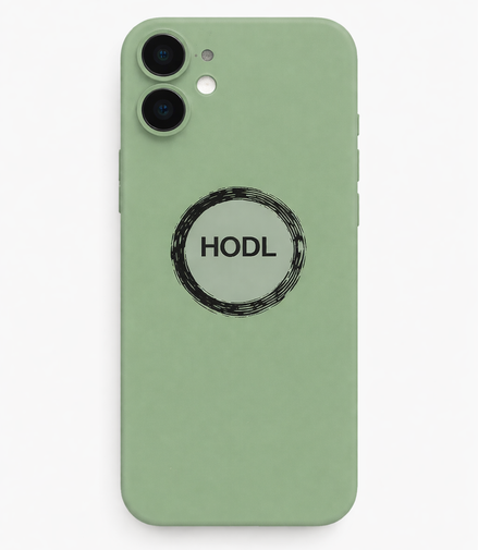 HODL Crypto Phone Case — Minimalist Bitcoin-Inspired Protective Cover