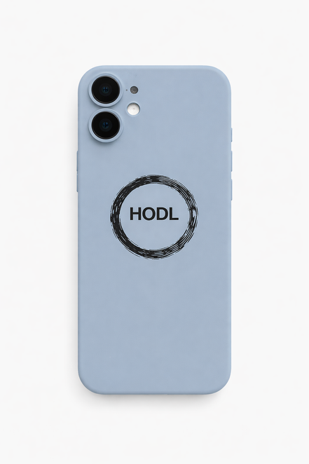 HODL Crypto Phone Case — Minimalist Bitcoin-Inspired Protective Cover