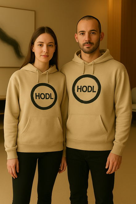 Unisex HODL Hoodie — minimalism with meaning.