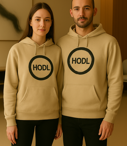Unisex HODL Hoodie — minimalism with meaning.